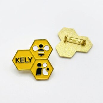 Bee Hive Enamel Pin